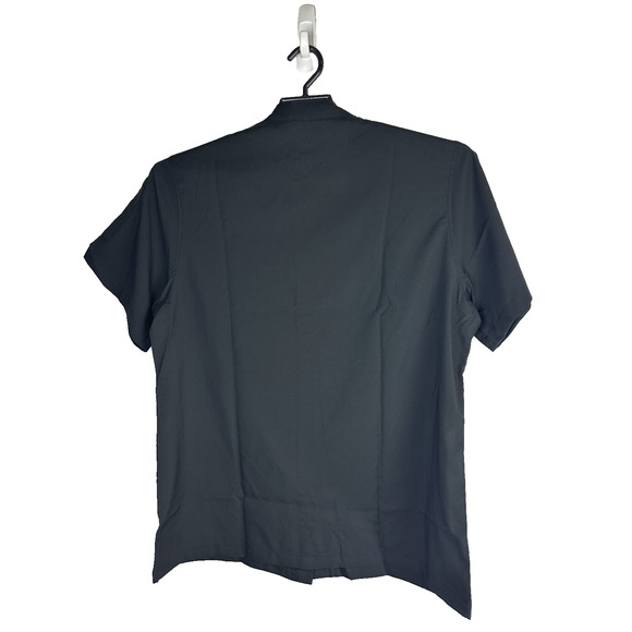 NEW Wingstop Restaurant Employee Uniform Short Sleeve Shirt Black Ladies Large - Picture 5 of 7